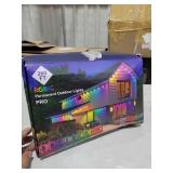 MIMIRGB Permanent Outdoor Lights Pro,200ft with 120 LED RGB IC Smart Eave Light for Outdoor Decorations,IP67 Waterproof with Remote/App Control,DIY LED Scenes Modes for House Roof Decor, Black powers 