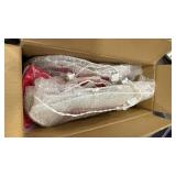 Best Choice Products 4ft 3-Piece Lighted 2D Christmas Deer Set Outdoor Yard Decoration w/ 175 LED Lights  Stakes - White - Retail: $90