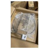 Progress Lighting P5015 Ratio 4 Light 24  Wide Drum Chandelier - Nickel - Retail: $370