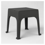 Resin Patio Accent Table Black - Room Essentialsâ¢ - Retail: $15