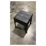 Resin Patio Accent Table Black - Room Essentialsâ¢ - Retail: $15