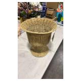 Rattan Outdoor Planter Basket - Hearth & Hand - Retail: $30