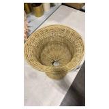 Rattan Outdoor Planter Basket - Hearth & Hand - Retail: $30