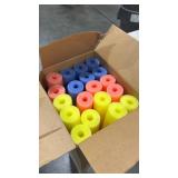 Pool Noodle Float Set - Bulk Pack 20ct - Retail: $25