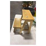 Wooden Folding Step Stool