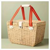 Woven Paper Picnic Basket Tote - Hearth & Handâ¢ with Magnolia - Retail: $30