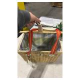 Woven Paper Picnic Basket Tote - Hearth & Handâ¢ with Magnolia - Retail: $30