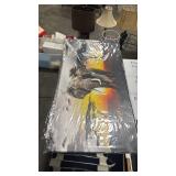 XXMWallArt FC3075 Canvas Wall Art Elephant Picture African Wild Animals Artwork Painting Print for Living Room Bedroom Kitchen Home and Office Wall Decor - Retail: $0