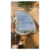 IDEAKUKU Blue Baby Boy Shower Decorations - Itâs a BOY Banner Paper Plates Napkins Cup Tableware Tablecloth Party Supplies - Retail: $0