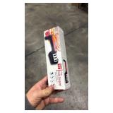 3 Stage Kitchen Knife Sharpener, Professional Grade with Tungsten Steel and Ceramic Slots, Scissor Sharpening, Black/Red - Retail: $35