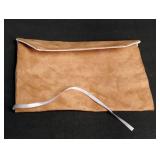 Holyfine Luxury White and Tan Suede Book Cover