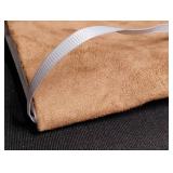 Holyfine Luxury White and Tan Suede Book Cover