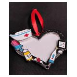Nurse Holiday Ornament with Medical Motifs