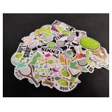 Tennis Sports Sticker Collection 50 ct
