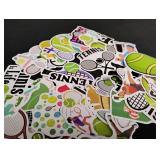 Tennis Sports Sticker Collection 50 ct
