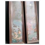 Japanese Garden Scene Wall Panels