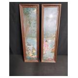 Japanese Garden Scene Wall Panels