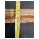 Ornate Gold Mirror with Floral Pattern