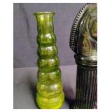 Decorative Glass Bottle Collection - Set of 3