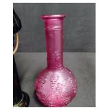 Decorative Glass Bottle Collection - Set of 3