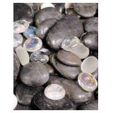Natural Rainbow Moonstone Cabochons Lot