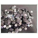 Natural Rainbow Moonstone Cabochons Lot