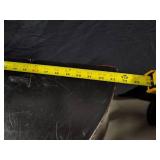 Small Rounded Black Wood Side Table