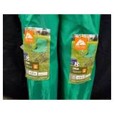 Ozark Trail Bright Green Folding Camping Chairs - Set of Two