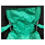 Ozark Trail Bright Green Folding Camping Chairs - Set of Two