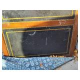 Vintage Wooden Desk with Brass-Toned Legs (Separate Pickup Location)