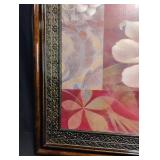 Floral Wall Art in Ornate Frame