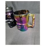 Iridescent Skull Mason Jar Tumbler