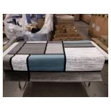 Modern Geometric Area Rug - Turquoise, Gray and White 160 X 220 _ 5