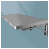 Stainless Steel Folding Wall Mount Shelf - Retail: $57