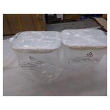 LockNLock Airtight Food Storage Containers Set - Retail: $29