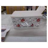 Modern Metal Bread Box with Bamboo Lid - Retail: $25