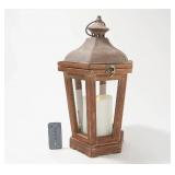 Luminara Charleston Lantern with Remote - Retail: $84
