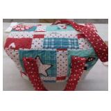 Christmas Patchwork Quilt Set twin Size - Retail: $69
