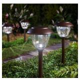 Energizer Solar LED Pathway Lights 8-Pack - Retail: $104