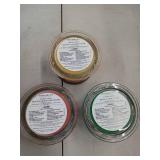 Scented Candles 3-Pack by HomeWorx Honey Crisp Orchard, Tree Farm Lane, Honey Glazed Pear - Retail: $79