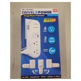 Bell+Howell Swivel Power Strip with USB Ports - Retail: $22