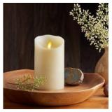 Luminara 3x6 LED Flameless Wax Candle with Remote - Retail: $50