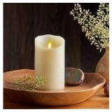 Luminara 3x4 Ivory LED Candle with Remote - Retail: $30