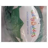 Hooded Berkshire Buddies Dragon Throw Blanket - Retail: $25