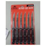 Ginsu Kiso 6-Piece Steak Knife Set - Retail: $25