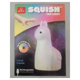 Globe Electric LED White Llama Multicolor Silicone Kids Night Light   6.5  Height  3.46  Width