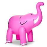 Celebration Big Mouth Inc Vinyl Inflatable Pink Elephant Sprinkler - Retail: $92