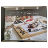 TOSCANA Parlor Ice Cream Mixing Set - Retail: $170