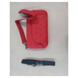 Lug Quilted Vegan Crossbody Convertible Bag - Red - Retail: $67