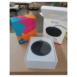 Einova Wireless Charging Stone - Wireless charging pad + AC power adapter - 10 Watt - 3 A - Fast Charge - black marble - Retail: $73